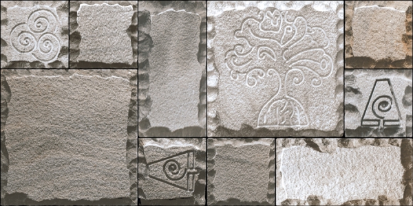 Elevation Wall Cladding Glazed Porcelain Tiles Lvca Grey