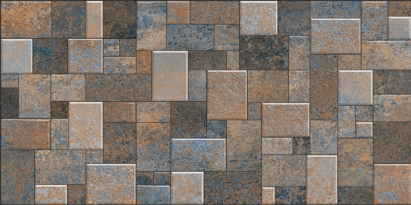 Elevation Wall Cladding Glazed Porcelain Tiles Jsla Oxido