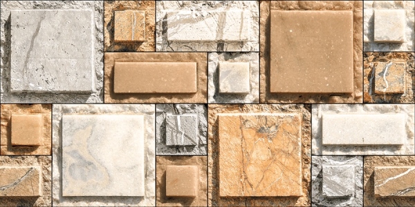 Elevation Wall Cladding Glazed Porcelain Tiles Storm Brown Metrix