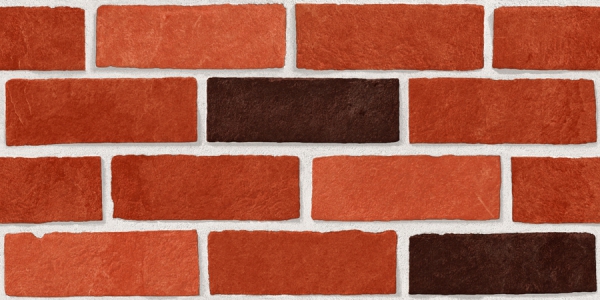 Elevation Wall Cladding Glazed Porcelain Tiles Cortex Rojo Metrix