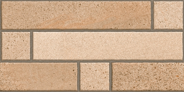 Elevation Wall Cladding Glazed Porcelain Tiles Bricks Marfil