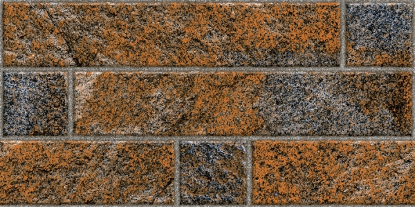 Elevation Wall Cladding Glazed Porcelain Tiles Bricks Gris