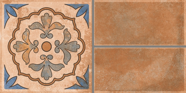 Earth Collection 12 mm Glazed Porcelain Tiles Ramos Cotto