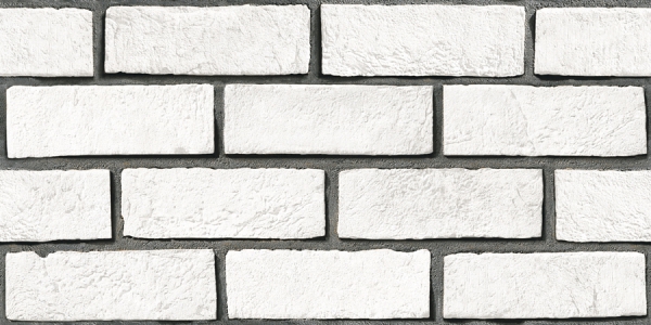 Elevation Wall Cladding Glazed Porcelain Tiles Cortex Bianco Metrix