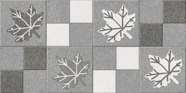 Elevation Wall Cladding Glazed Porcelain Tiles Botanic Grey