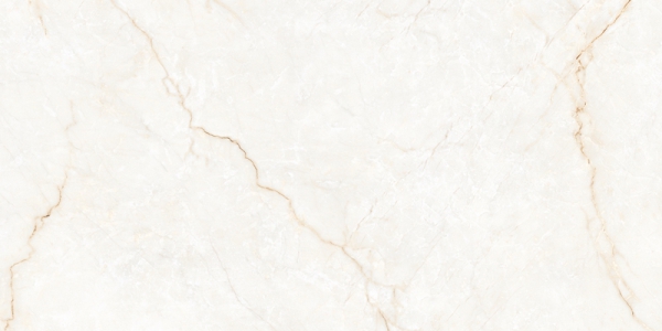 Glossy Radiant Collection Glazed Porcelain Tiles Fleuri Crema
