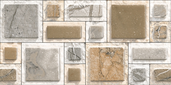 Elevation Wall Cladding Glazed Porcelain Tiles Storm Verde Metrix