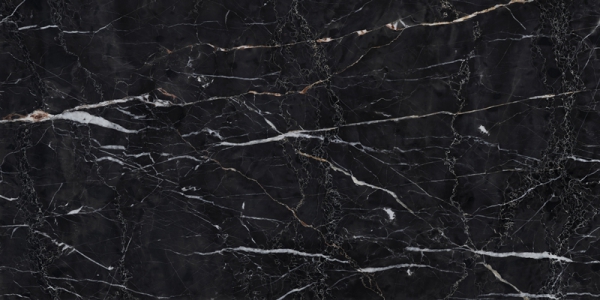 Super High Glossy Jewel Collection Glazed Porcelain Tiles Morom Black