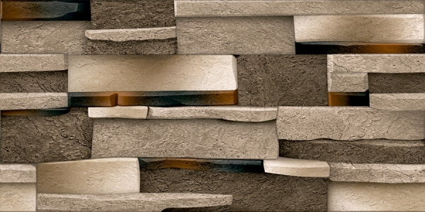 Elevation Wall Cladding Glazed Porcelain Tiles Aria Maroon