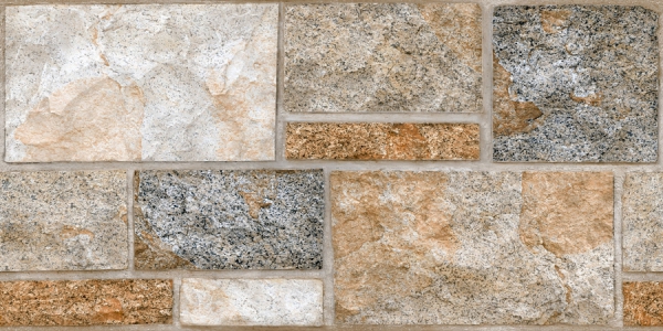 Elevation Wall Cladding Glazed Porcelain Tiles Praga Almond