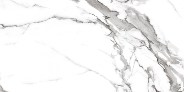 Glossy Eternal Collection Glazed Porcelain Tiles Exotic Grey Statuario