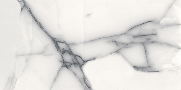 Glossy Millenia Collection Glazed Porcelain Tiles Lerox White