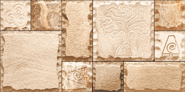 Elevation Wall Cladding Glazed Porcelain Tiles Lvca Brown