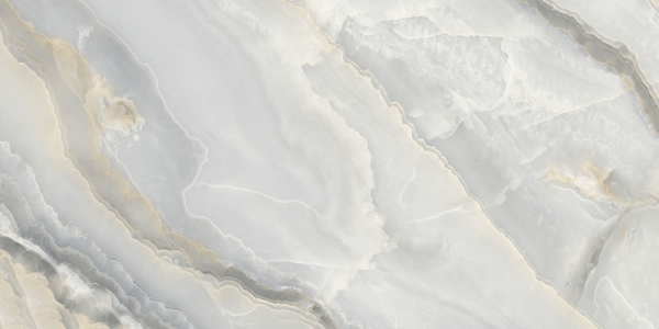 Glossy Millenia Collection Glazed Porcelain Tiles Faint Onyx Grey