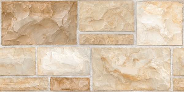 Elevation Wall Cladding Glazed Porcelain Tiles Praga Beige