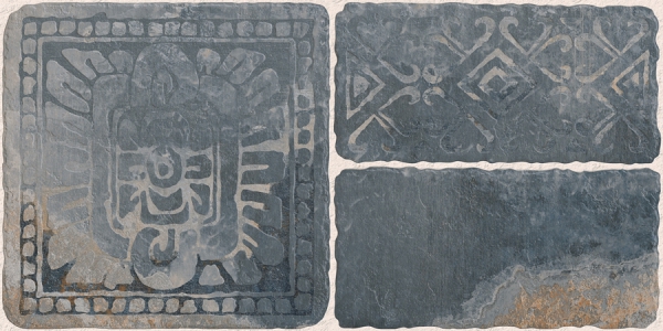 Earth Collection 12 mm Glazed Porcelain Tiles Altroz Slate