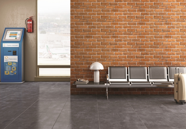 Elevation Wall Cladding Glazed Porcelain Tiles Cortex Bonza Metrix