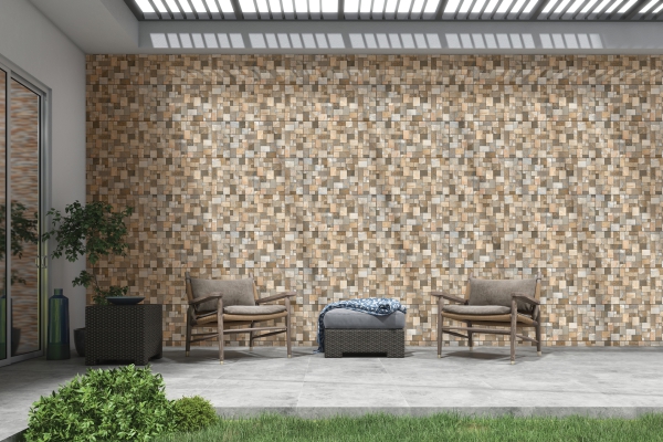 Elevation Wall Cladding Glazed Porcelain Tiles Jsla Natural